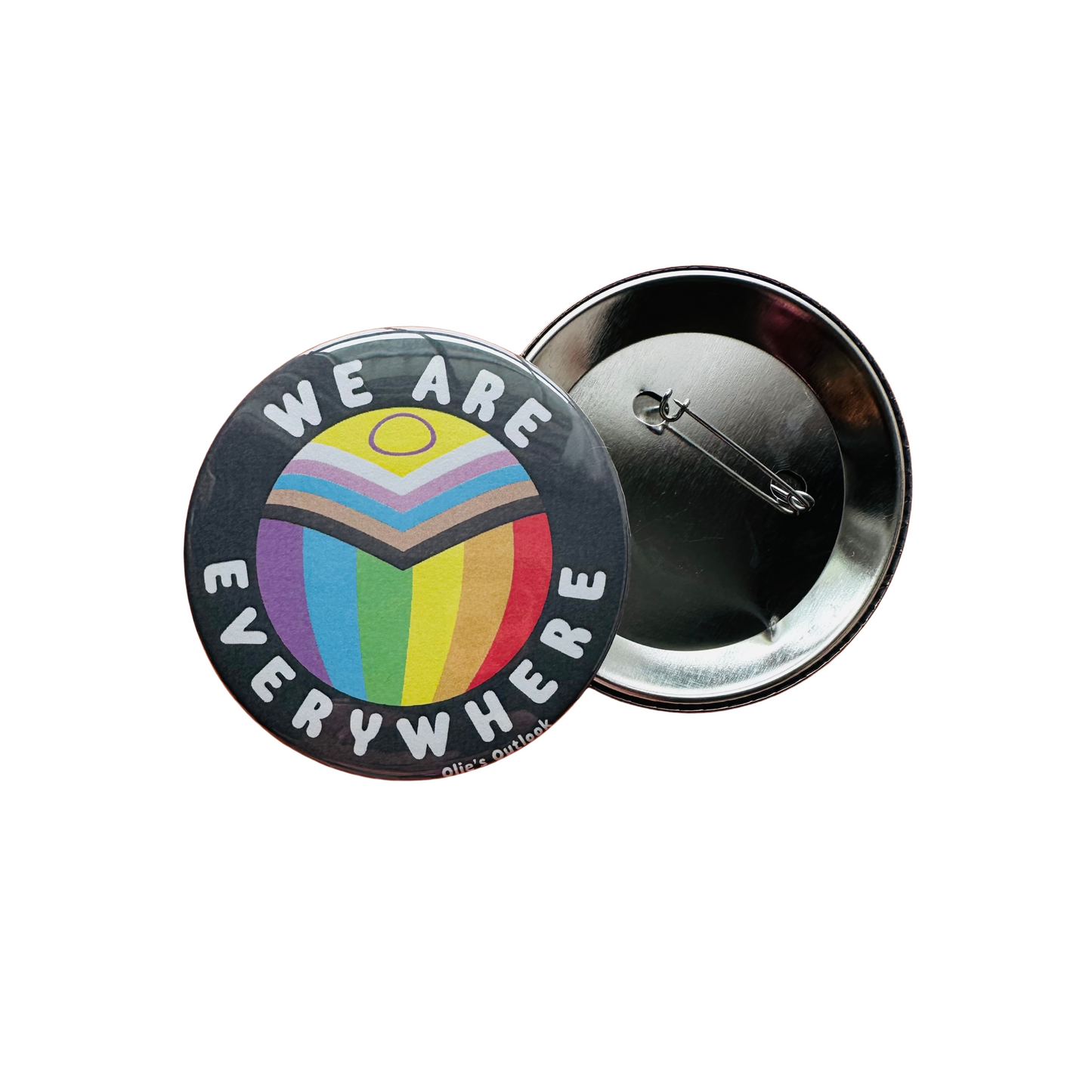 We Are Everywhere LGBTQ+ Button