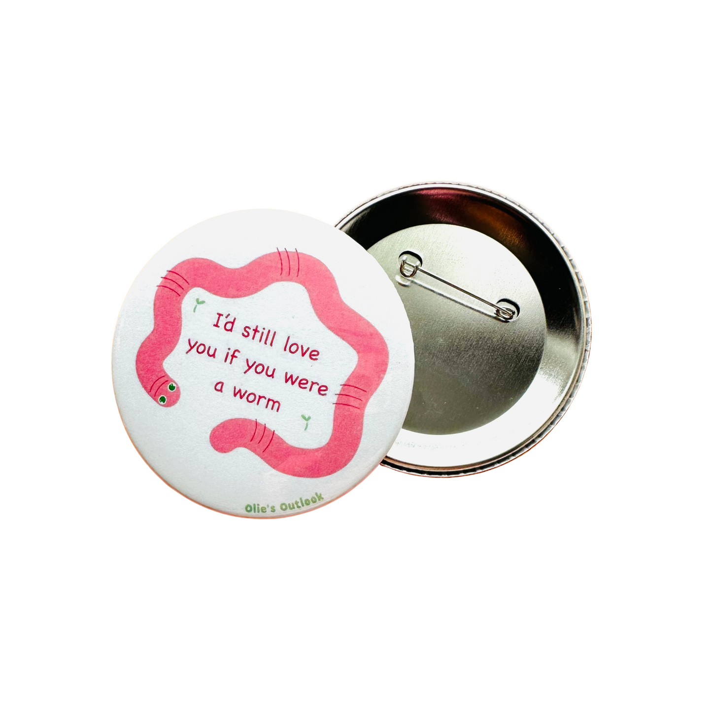 Lovely Worm Buttons