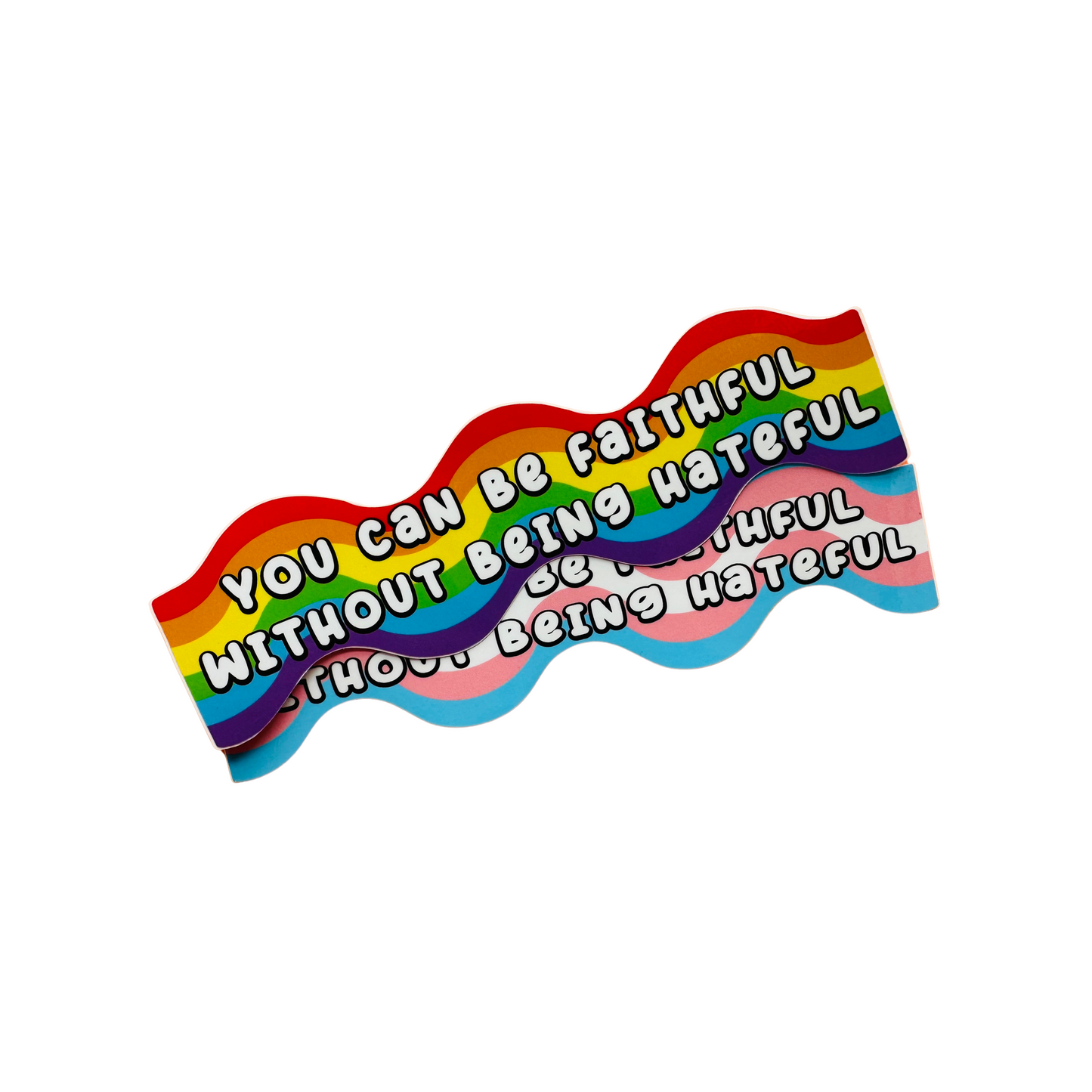 Faithful Not Hateful Sticker