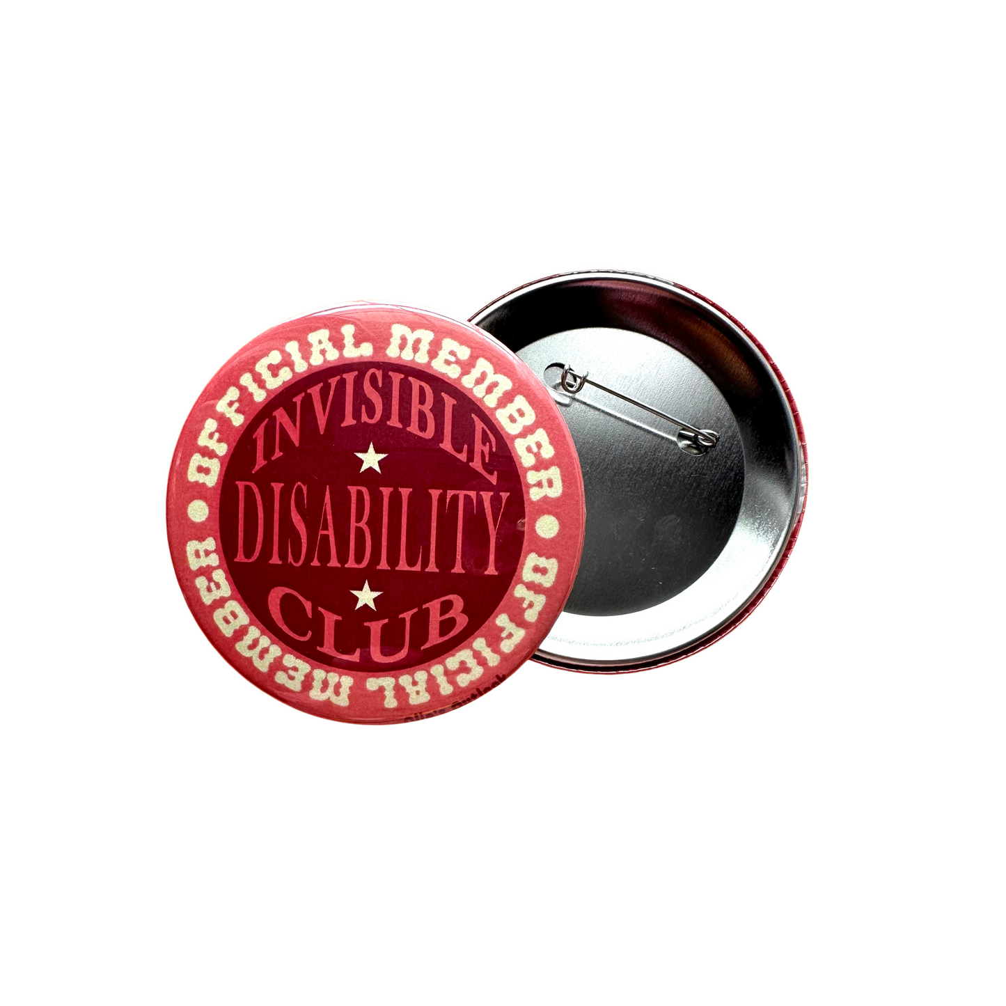 Invisible Disability Club Button