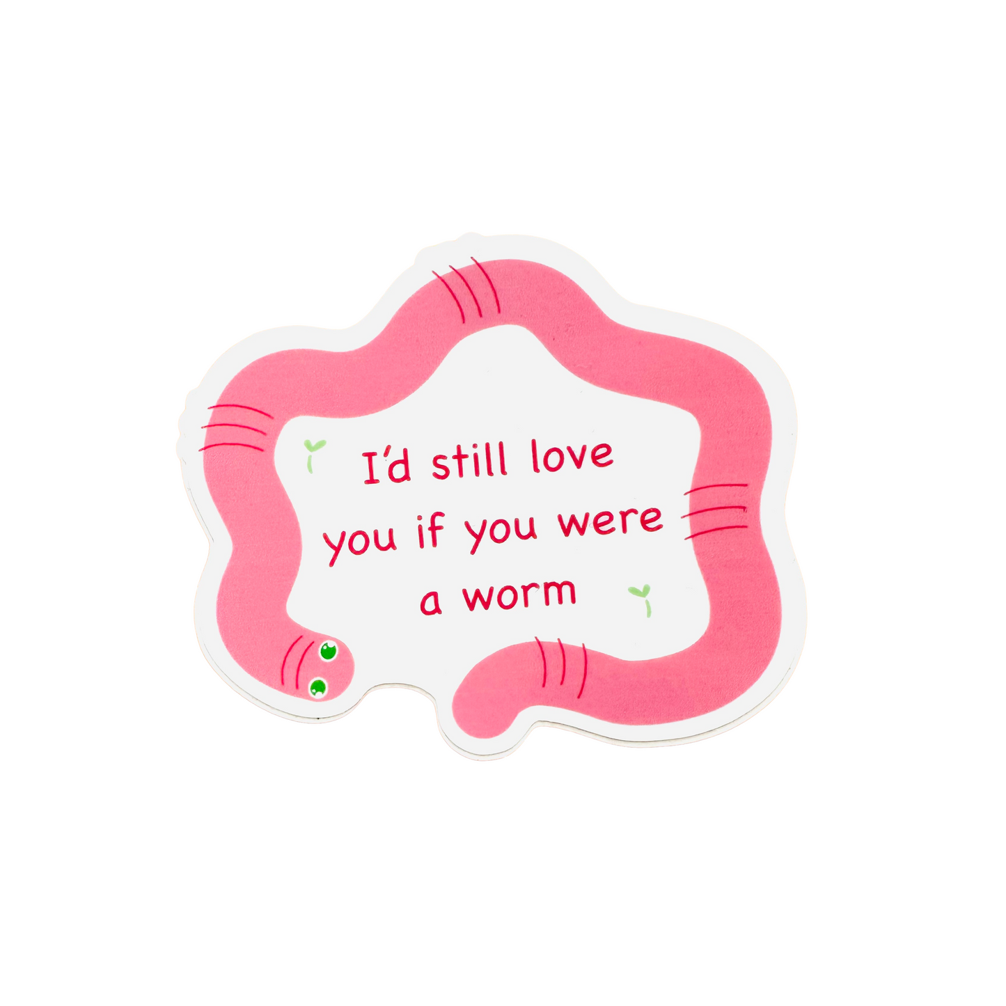 Lovely Worm Stickers