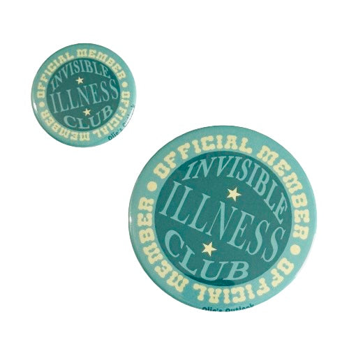 Invisible Illness Club Button