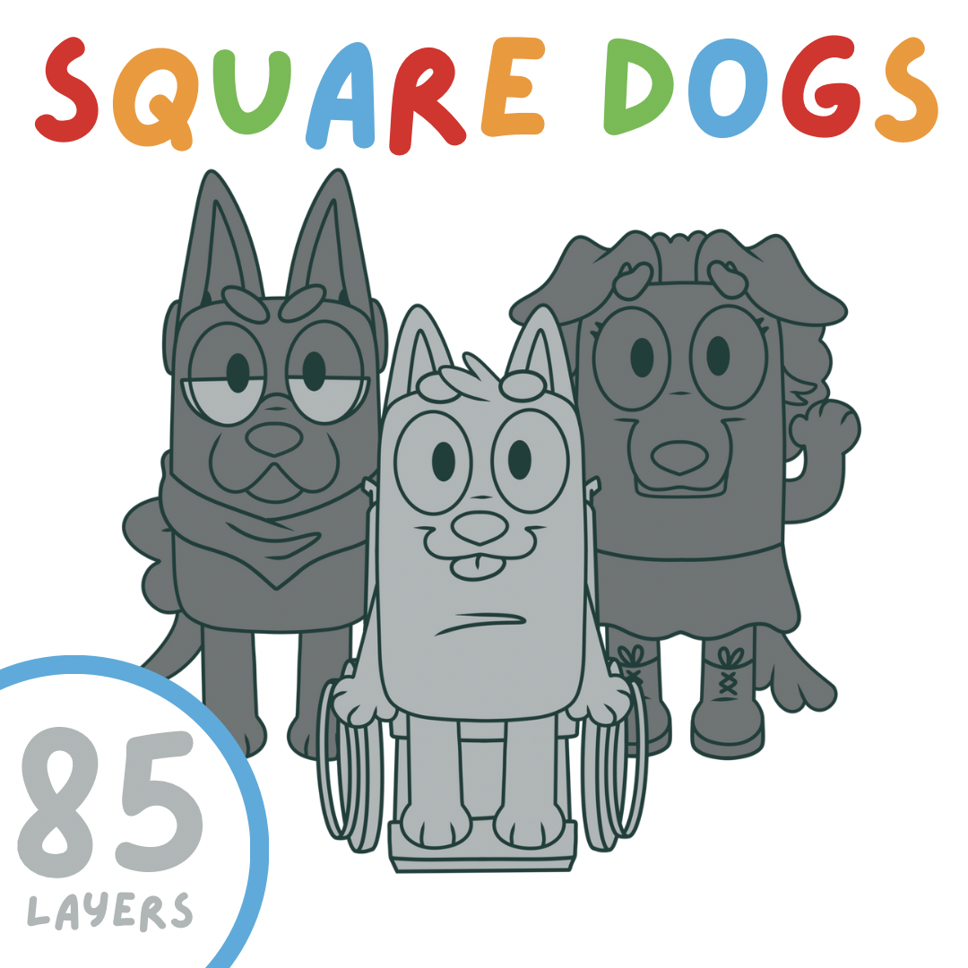 Square Dogs Mega Base