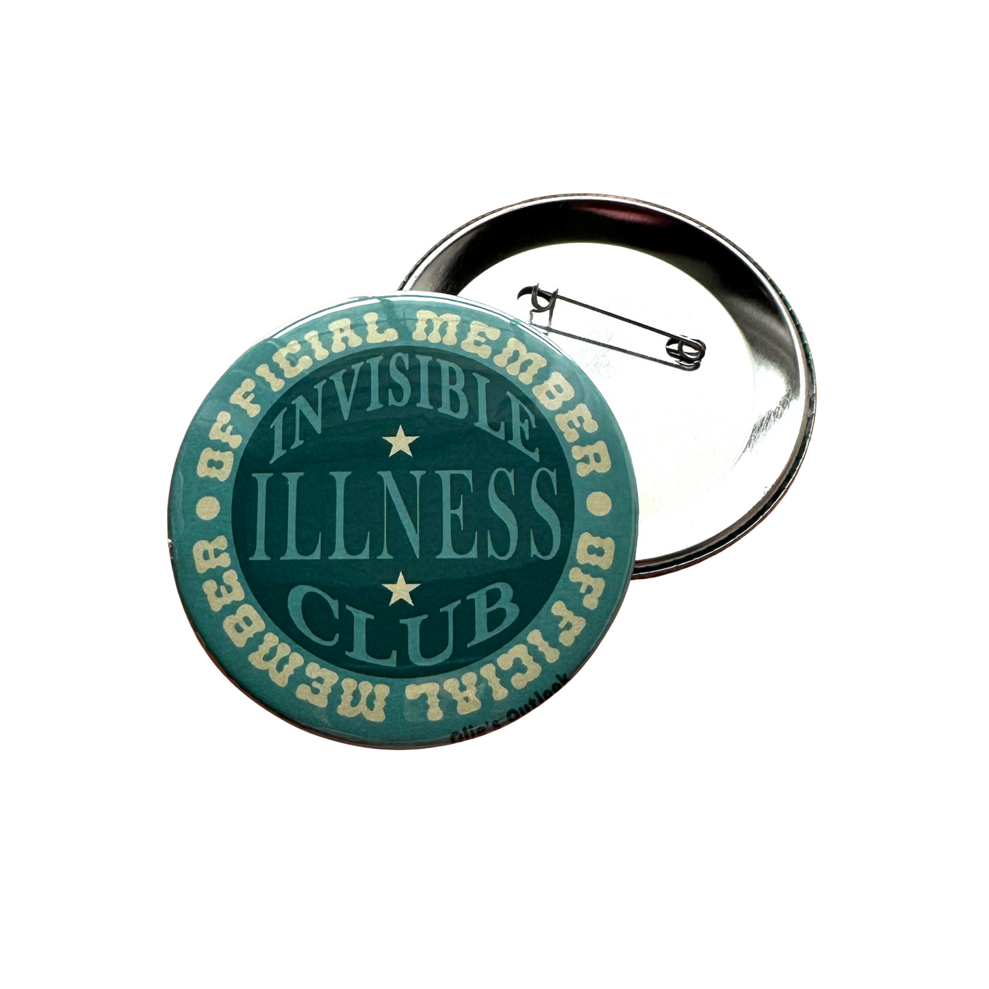 Invisible Illness Club Button